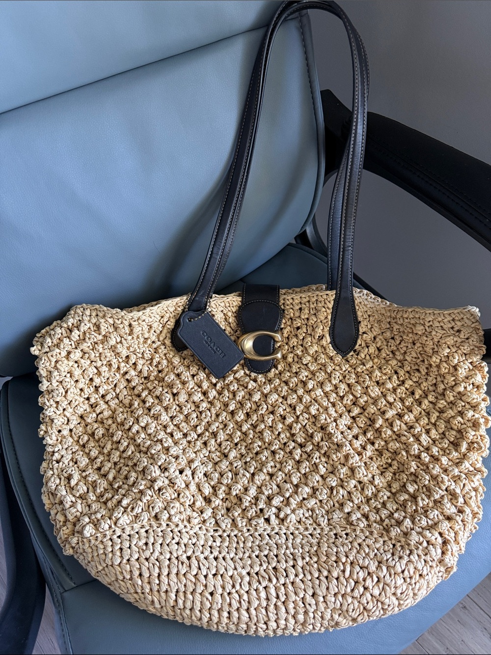 Coach Straw Bag